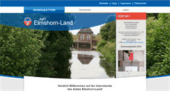 Desktop Screenshot of elmshorn-land.de